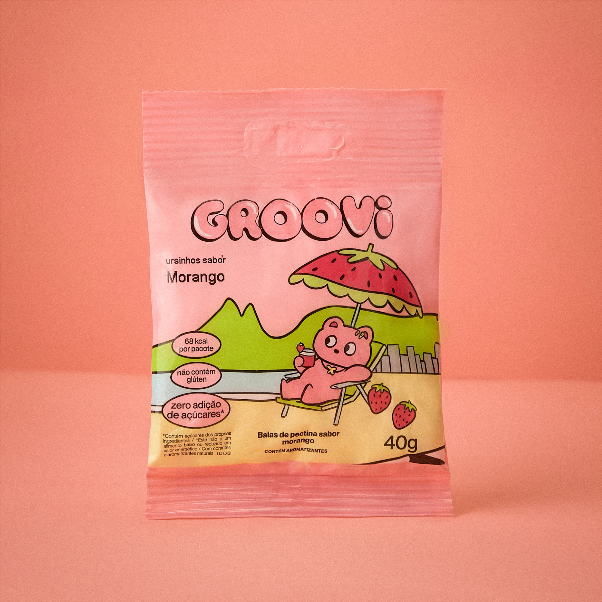 Caixa GROOVI Morango