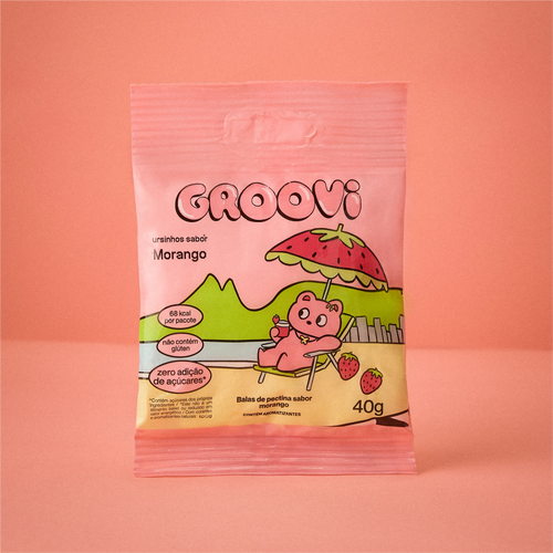 Caixa GROOVI Morango